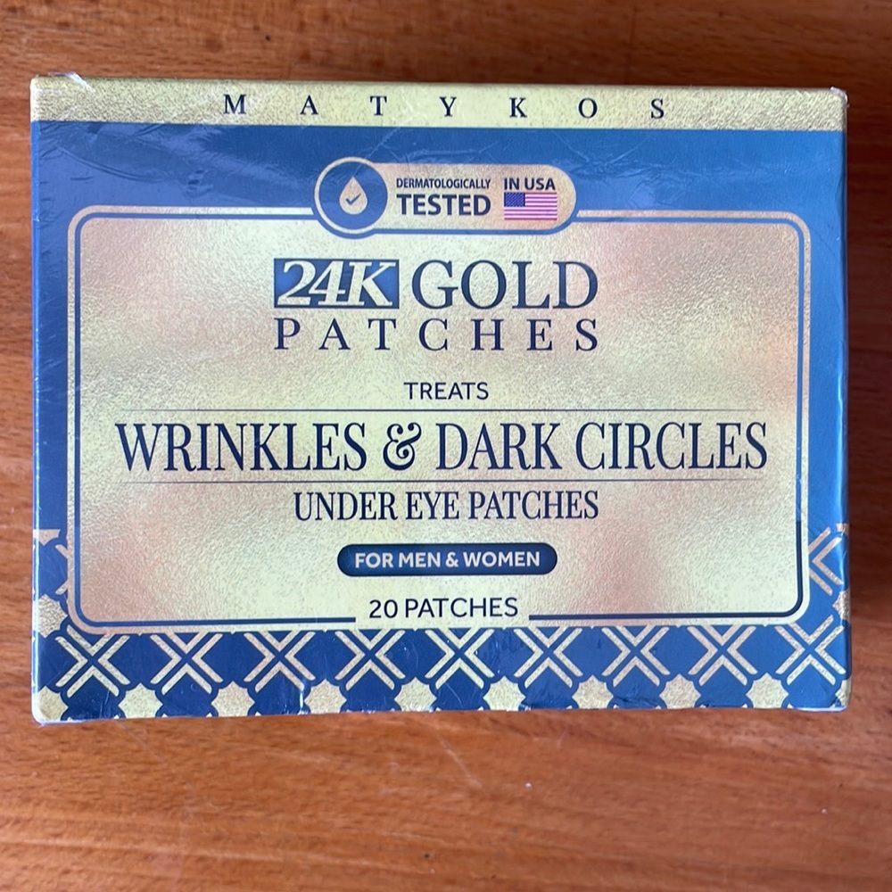 24k Gold Under Eye Patches, 20ct